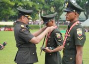 Pangdam I/BB Lantik Bintara Remaja Pada Penutupan Dikmaba TNI AD Gelombang I TA 2026.