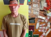 Sempat Kabur Lompat Ke Sungai Saat Digrebek, Bandar Sabu Di Desa Pamah Akhirnya Ditangkap Di Aceh.