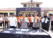 Polres Dairi Paparkan Hasil Ungkap Kasus Narkoba Sejak Bulan Januari, 43 Tersangka Turut Diamankan