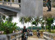 Danrem 022/PT Tinjau Pelaksanaan TMMD Ke-128 di Desa Pasar Rawa, Wujud Nyata Kemanunggalan TNI Dan Rakyat