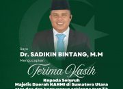 DR. H. Sadikin Bintang, MM Terpilih Menjadi Presidium KAHMI SUMUT Periode 2026-2031.