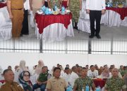 Danrem 022/PT Ikuti Vidcon Peresmian Operasionalisasi 1.061 KDKMP Bersama Presiden RI Di Deli Serdang.