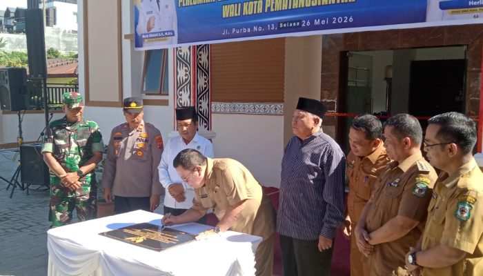 Danramil Siantar Barat Hadiri Peresmian Kantor Kecamatan, Wujud Sinergi Membangun Pelayanan Publik yang Lebih Baik