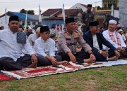 Kapolres Simalungun Sholat Idul Adha Bersama Forkopimda, Wujud Nyata Sinergitas TNI-Polri dan Pemerintah Daerah