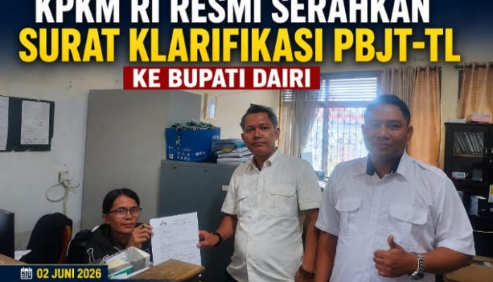 KPKM RI Layangkan Surat Klarifikasi PBJT-TL Ke Bupati Dairi, Diterima Tata Usaha Setda.