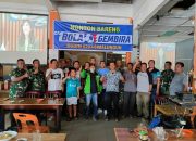 Nobar Kebangsaan Penuh Keakraban, TNI dan Warga Siantar Timur Saksikan Kemenangan USA Atas Paraguay