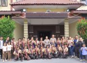 Lomba PBB Tingkat SMA/SMK Meriahkan Penyambutan Hari Bhayangkara ke-80 di Polres Samosir