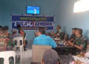 Nonton Bareng Piala Dunia 2026, TNI dan Warga Siantar Marihat Pererat Kebersamaan Lewat Sepak Bola