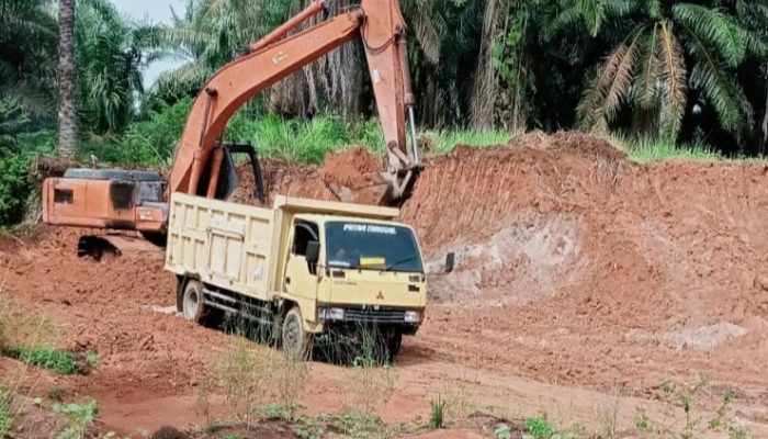 Aktivitas tambang Galian C ilegal di sinyalir kembali beroperasi secara terbuka di wilayah Desa Gunung rante, Kecamatan Talawi, Kabupaten Batu Bara.
