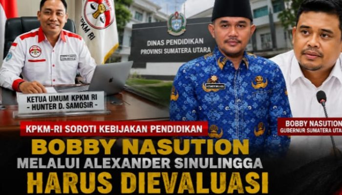 KPKM-RI: Kebijakan Pendidikan Bobby Nasution Melalui Alexander Sinulingga Harus Dievaluasi, Berpotensi Menambah Pengangguran Guru Honorer Dan Mengganggu Keberlangsungan Pendidikan.