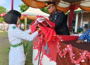 Merah Putih Diturunkan dengan Khidmat, Polsek Bandar Huluan Pastikan Upacara HUT RI ke-81 Berlangsung Aman