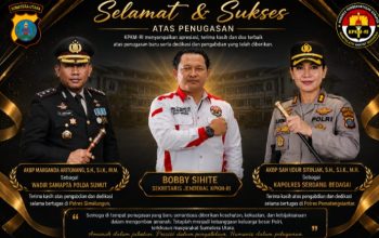 Bobby Sihite Sampaikan Ucapan Selamat dan, Sukses atas Amanah Baru, AKBP Marganda Aritonang dan ,AKBP Sah Udur Sitinjak