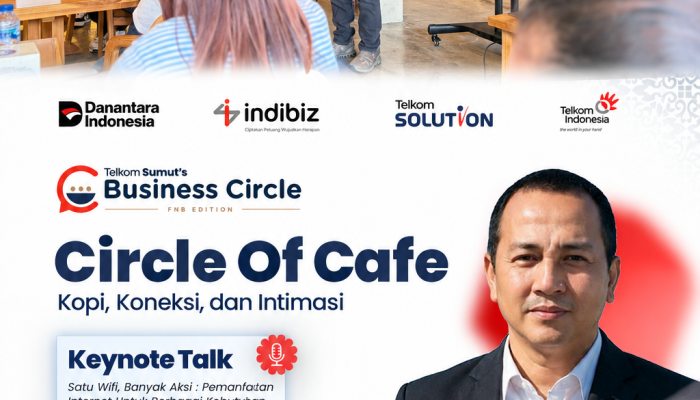 Telkom Sumut Gelar Business Circle: Circle of Cafe, Dorong Transformasi Digital Pelaku Usaha F&B melalui WMS